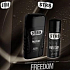 Str8 Freedom sprchový gel 250 ml + deodorant sprej 150 ml, kosmetická sada
