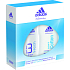 Adidas Action 3 Fresh antiperspirant deodorant sprej 150 ml + Soft Cotton sprchový gel 250 ml, kosmetická sada