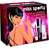 Miss Sporty Fabulous Xblack řasenka 8 ml, lesk na rty 9 ml lak na nehty 8 ml, kosmetická sada