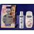 Nivea Harmony Time sprchový gel 250 ml + antiperspirant sprej 250 ml, pro ženy kosmetická sada
