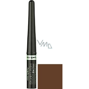 Miss Sporty Studio Lash tekuté oční linky 002 Dark chocolate 3 ml