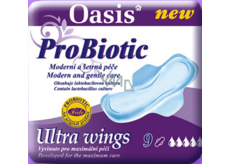 Oasis ProBiotic Ultra Wings wkładki intymne 9 sztuk