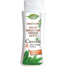 Bione Cosmetics Cannabis oczyszczające mleko do demakijażu 255 ml