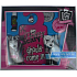 Mattel Monster High Scary Cute! sprchový gel 50 ml + tělové mléko 50 ml + balzám na rty 4,5 g, + houba + přívěšek, kosmetická sada