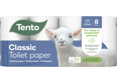Toaletní papír Classic 150 útržků 3 vrstvy 8 kusů