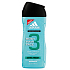 Adidas Extra Fresh 3v1 sprchový gel na tělo, vlasy a tvář pro muže 250 ml