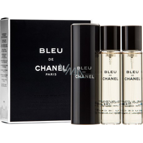 Chanel Bleu de Chanel woda toaletowa komplet dla mężczyzn 3 x 20 ml