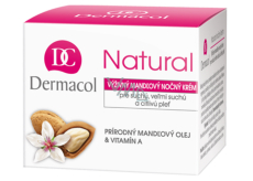 Dermacol Natural Odżywczy krem migdałowy na noc 50 ml do suchej i wrażliwej cery