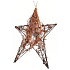 Hvězda proutěná s perličkami 27 cm