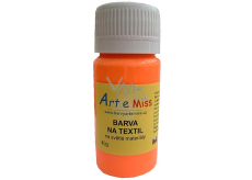 Art e Miss Farba do jasnych tkanin 73 Neon pomarańczowa 40 g