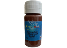 Art e Miss Uniwersalna akrylowa farba błyszcząca 24 Brązowa 40 g