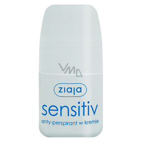 Ziaja Sensitive Creamy kulkowy antyperspirant dezodorant roll-on dla kobiet 60 ml