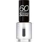 Rimmel London 60 Seconds Super Shine Nail Polish lak na nehty 740 Clear 8 ml