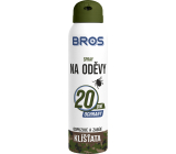 Bros Repelent przeciw kleszczom na odzież odpuzuje i zabija spray 90 ml
