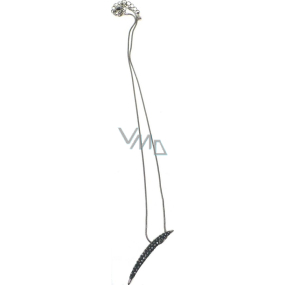 Naszyjnik srebrny z wisiorkiem 42 cm