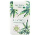 Bohemia Gifts Cannabis Olej konopny relaksacyjny mydło toaletowe 100 g