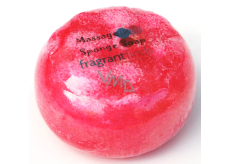 Fragrant Red Delicious Glycerinowe mydło masażne z gąbką wypełnioną zapachem DKNY Red Delicious w kolorze czerwonym 200 g