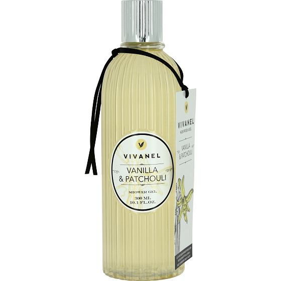 Vivian Gray Vivanel Vanilla & Patchouli luxusní krémový sprchový gel 300 ml