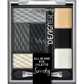 Miss Sporty Designer All in One paleta očních stínů 200 Smoky Designer 9,5 g