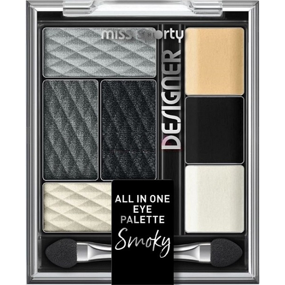 Miss Sporty Designer All in One paleta očních stínů 200 Smoky Designer 9,5 g