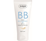 Ziaja BB SPF 15 krem na tłustą i mieszaną skórę 01 Light 50 ml