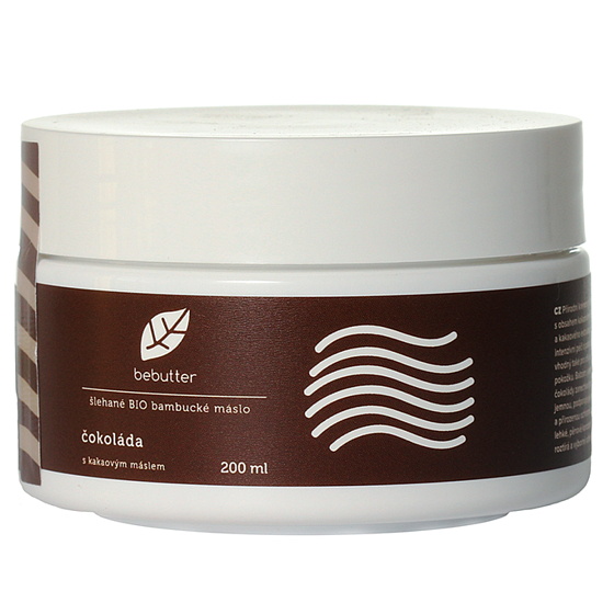 Aromatica Bebutter Bio Čokoláda šlehané bambucké máslo pro každodenní péči 200 ml