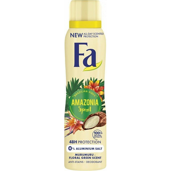 Fa Brazilian Vibes Amazonia Spirit deodorant sprej pro ženy 150 ml
