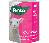 Tento Complex 3in1 3-warstwowe ręczniki papierowe, 55 m, 1 rolka