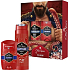 Old Spice Captain 2v1 sprchový gel a šampon 250 ml + deodorant stick 50 ml, kosmetická sada pro muže