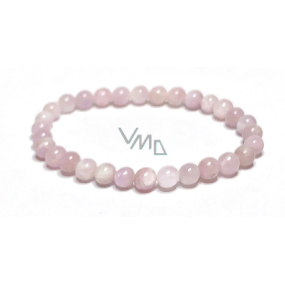 Kunzit náramek elastický přírodní kámen, kulička 6 mm / 16 - 17 cm, kámen emocí Kunzit náramek elastický přírodní kámen, kulička 6 mm / 16 - 17 cm, kámen emocí