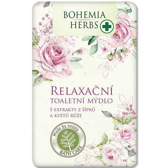 Bohemia Gifts Šípek a róže relaksacyjne mydło toaletowe z gliceryną 100 g