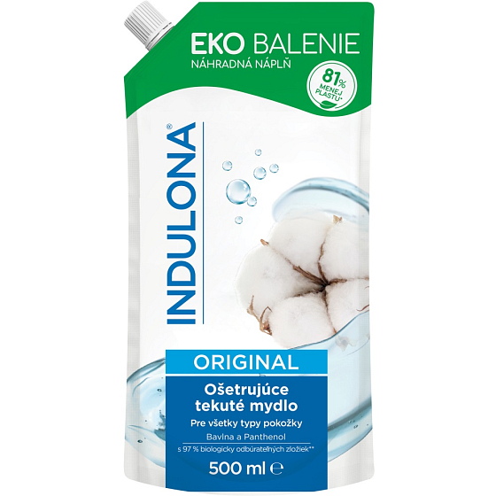Indulona Original tekuté mýdlo náhradní náplň 500 ml