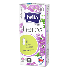 Bella Herbs Slip Werbeny Deo Fresh wkładki higieniczne 18 sztuk