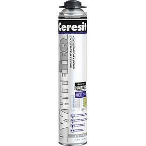 Ceresit White Teq pistoletowa montażowa pianka PU, 750 ml
