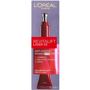 L'Oréal Paris Revitalift Laser X3 krem pod oczy, 15 ml