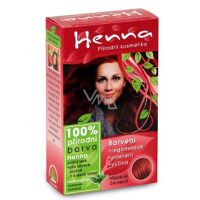 Henna Naturalna farba do włosów Miedziano-czerwona 123 proszek 33 g