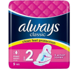 Always Classic Standard Maxi podpaski intymne 9 sztuk
