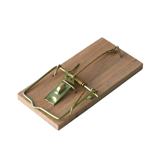 Bros Pułapka na myszy drewniana 45 mm x 100 mm