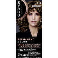 Syoss farba do włosów, 5-8 Orzechowy Brąz