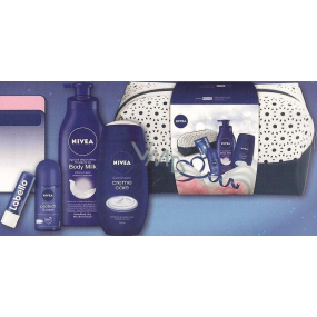 Nivea Men Creme Care tělové mléko 400 ml + sprchový gel 250 ml + antiperspirant roll-on 50 ml + balzám na rty 4,8 g, kosmetická sada