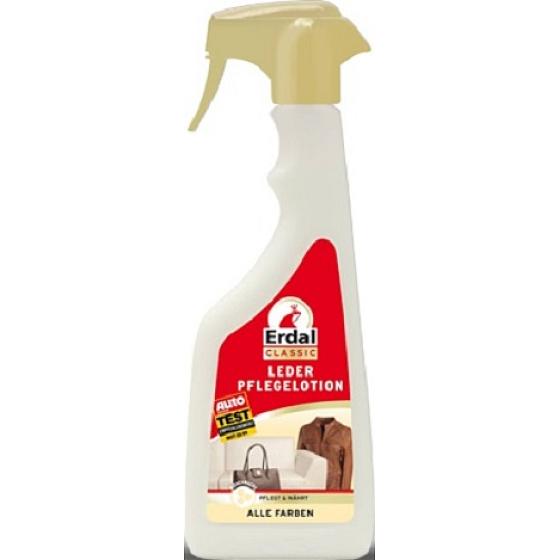 Erdal Classic Leather Lotion ośmietrzający balsam do pielęgnacji skóry bezbarwny 500 ml rozpylacz