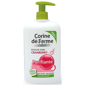 Corine de Farme Cranberry sprchový gel s dávkovačem 750 ml Corine de Farme Cranberry sprchový gel s dávkovačem 750 ml