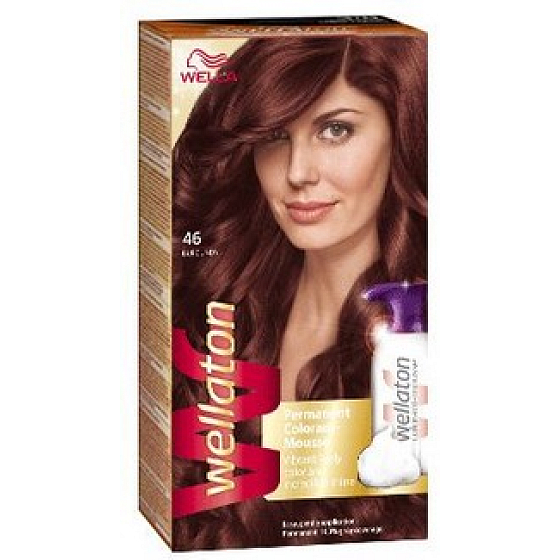 Wella Wellaton pěnová barva na vlasy 4/6 Červené víno