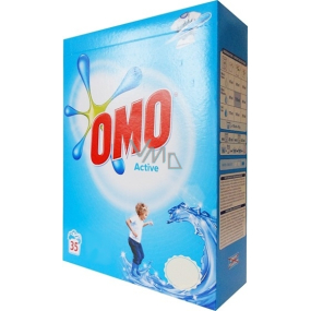Omo Active prášek na praní, bílé prádlo 35 dávek 2,45 kg Omo Active prášek na praní, bílé prádlo 35 dávek 2,45 kg