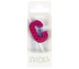 Albi Świeczka tortowa single - Litera C, 2,5 cm