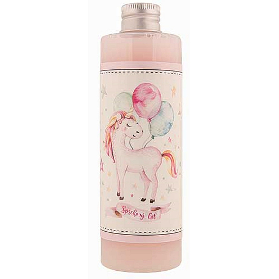 Bohemia Gifts Jednorožec Extrakt z šípků a květů růže sprchový gel pro děti 250 ml
