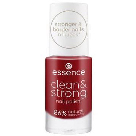 Essence Clean & Strong lak na nehty 05 Loud Poppy 8 ml