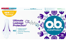O.B. ExtraProtect Normal tampony, 16 ks
