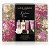 Baylis & Harding Tajemná růže sprchový gel 300 ml + koupelový a sprchový krém 300 ml + mléko na ruce a tělo 130 ml + mycí gel 130 ml + toaletní mýdlo 100 g + sůl do koupele 100 g + mycí houba, kosmetická sada pro ženy