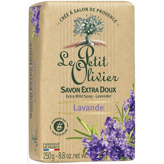 Le Petit Olivier Levandule extra jemné přírodní toaletní mýdlo 250 g